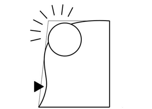 Haupteingang und Zeichen