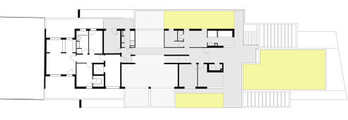 Obergeschoss Penthouse mit Dachterrasse