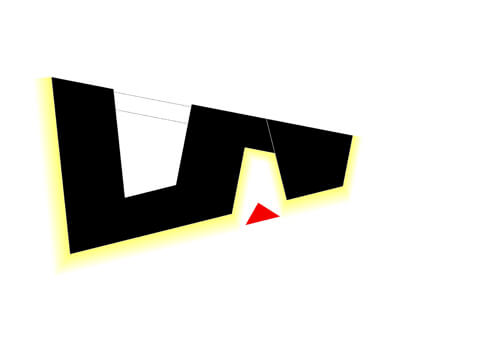 Maximierte Ost-Süd-West-Ausrichtung